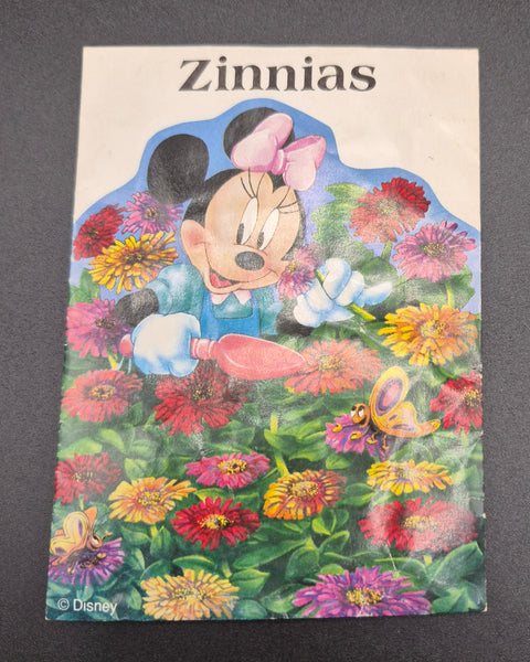 Vintage Disney Mickey Minnie Mouse Collectible Garden Flower Seed Packets Set