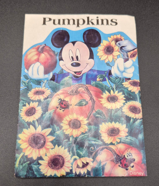 Vintage Disney Mickey Minnie Mouse Collectible Garden Flower Seed Packets Set