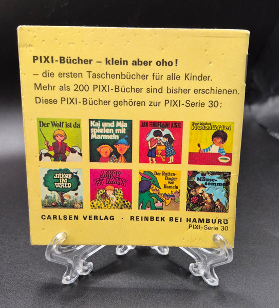 1976 German Vintage PIXI 241 Childrens Book Jakob im Wald Storybook Forest Theme