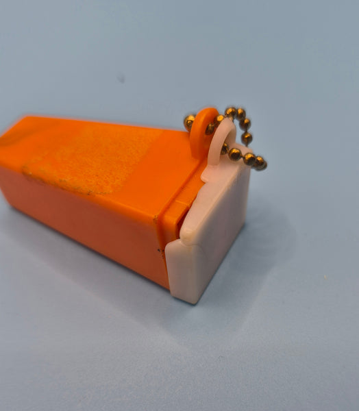 Vintage Orange Photo Telescope Keychain Viewer