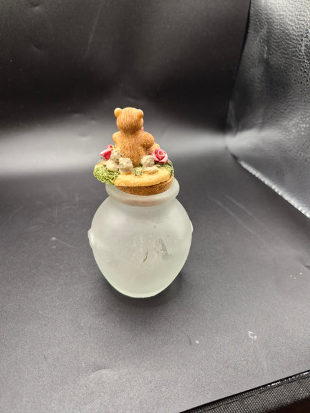 Set of 3 Small Bear Top Jars