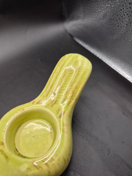 Porcelain Green Bird Candle Holder