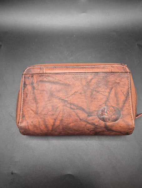Buxton Brown Vintage Cowhide Leather Wallet Bifold Accessory Classic Style