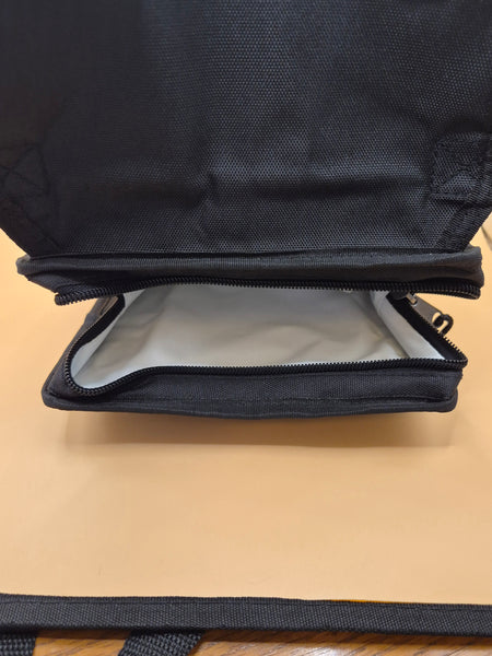 PACKIT Black Freezable Rectangular Lunch Bag Reusable Insulated Cooler Tote