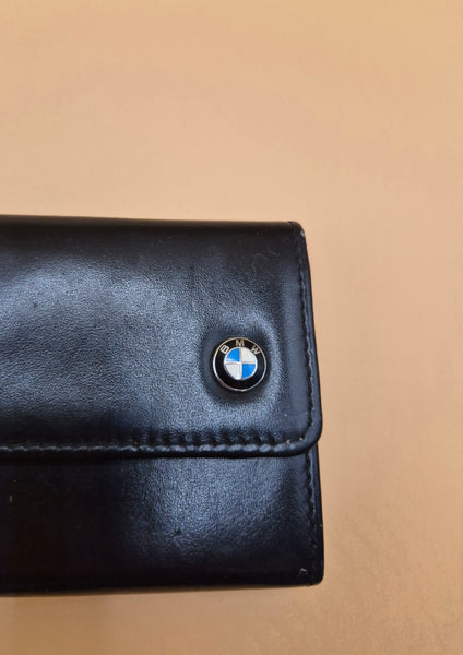 BMW Black Magnetic Business Card Holder Desk Office Auto Accessory Logo Card Case