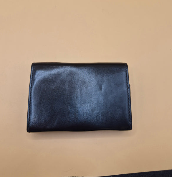 BMW Black Magnetic Business Card Holder Desk Office Auto Accessory Logo Card Case