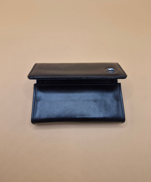 BMW Black Magnetic Business Card Holder Desk Office Auto Accessory Logo Card Case