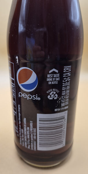 Vintage 2 Count Full 12 Oz Pepsi Bottles Made in Mexico