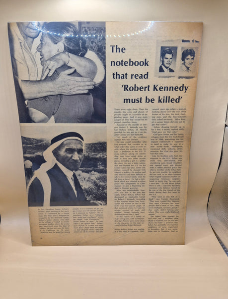 Vintage Life Magazine June 1968 Robert F Kennedy RFK Assassination Collectible