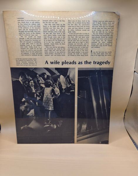 Vintage Life Magazine June 1968 Robert F Kennedy RFK Assassination Collectible