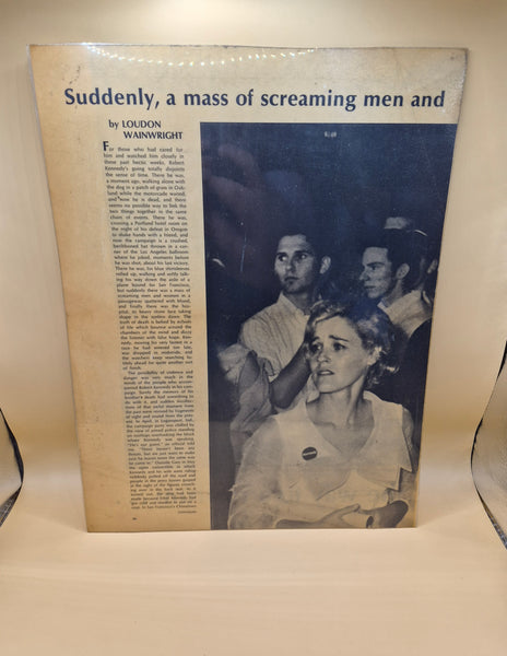 Vintage Life Magazine June 1968 Robert F Kennedy RFK Assassination Collectible