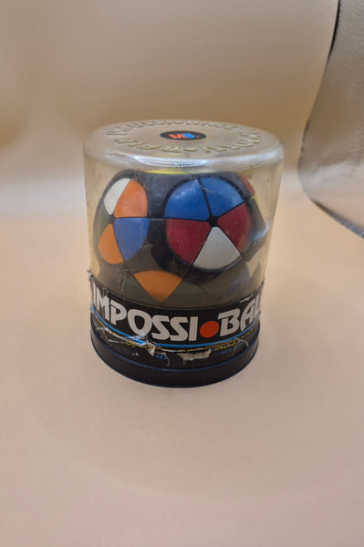 Vintage 1982 Milton Bradley Impossi‑Ball Puzzle Toy Brain Teaser Game