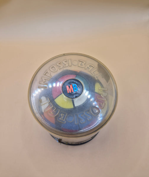 Vintage 1982 Milton Bradley Impossi‑Ball Puzzle Toy Brain Teaser Game