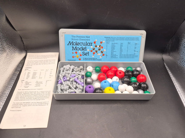 Vintage The Prentice Hall School Chemistry Molecule Model Set
