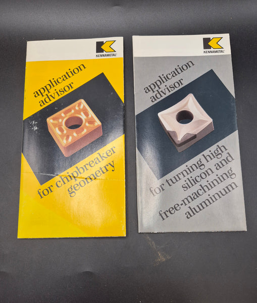 Vintage 11 Count KENNAMETAL Application Adviser Booklets