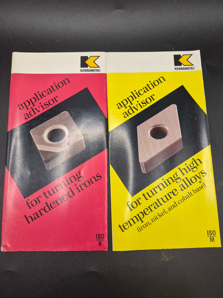 Vintage 11 Count KENNAMETAL Application Adviser Booklets