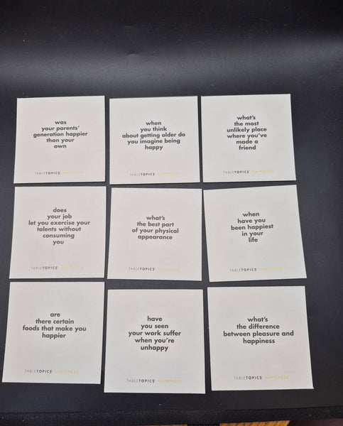 TABLE TOPICS Game Happiness Edition