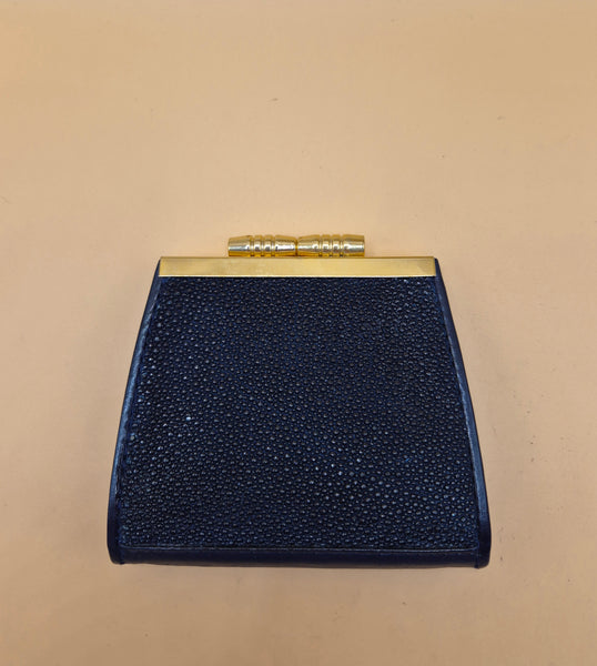 Brand New Black Shark Skin Coin Purse