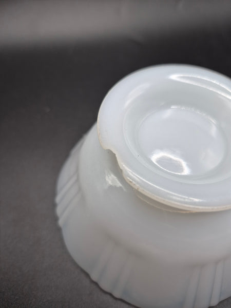 Macbeth Evans American Sweetheart 9in Plates and Bowls White Glass Dinnerware Set