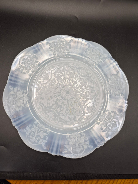 Macbeth Evans American Sweetheart 9in Plates and Bowls White Glass Dinnerware Set