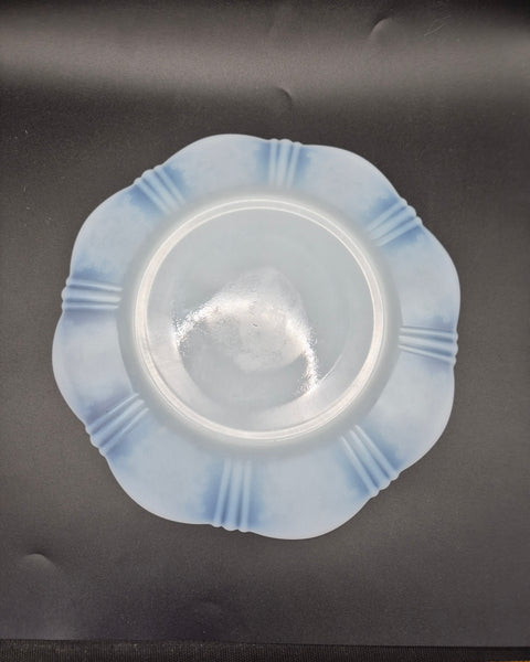 Macbeth Evans American Sweetheart 9in Plates and Bowls White Glass Dinnerware Set