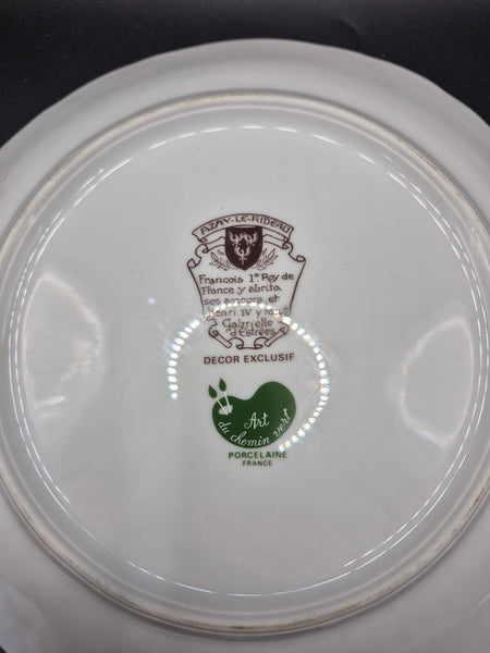 Set of 5 Collectible Vintage Plates from The Art Du Chemin Vert Collection