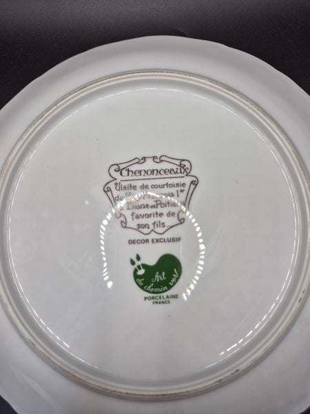 Chenonceaux The Art Du Chemin Vert Collection Plate