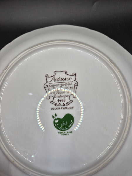 Set of 5 Collectible Vintage Plates from The Art Du Chemin Vert Collection