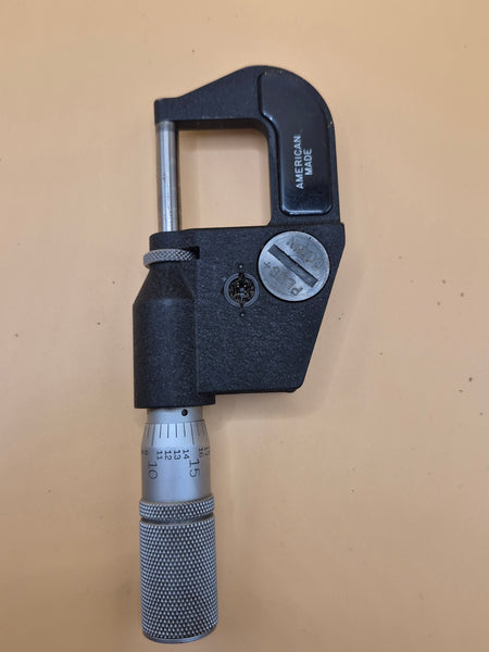 Starret 731 Outside Digital Micrometer With Inspection Certificate & Wrench