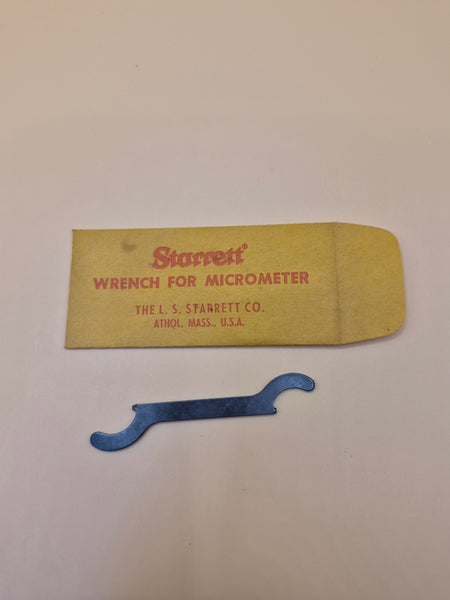 Starret 731 Outside Digital Micrometer With Inspection Certificate & Wrench