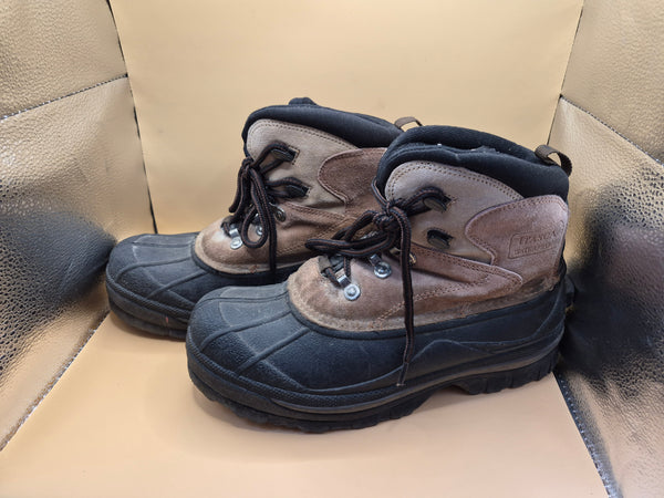 Men's Size 9 Itasca Thermal Lite Waterproof Black & Tan Work Boots