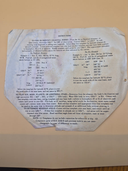 Vintage WEEMS & PLATH Star-Finder 2102-D