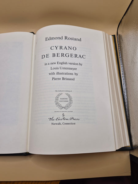 Cyrano De Bergerac 1984 Book by Edmond Rostand Drama Literature Vintage Edition