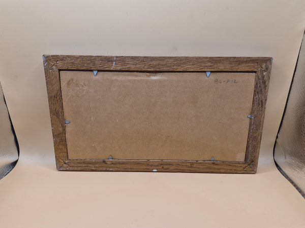 Vintage Rare Happiness Is Homemade Framed Nursery Picture Wall Art Decors Sign