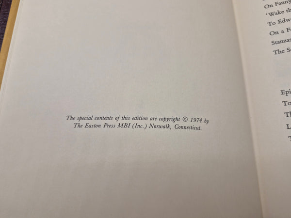 The Poems of Shelley 1974 Hardcover Book by Percy Bysshe Shelley Poetry Literature