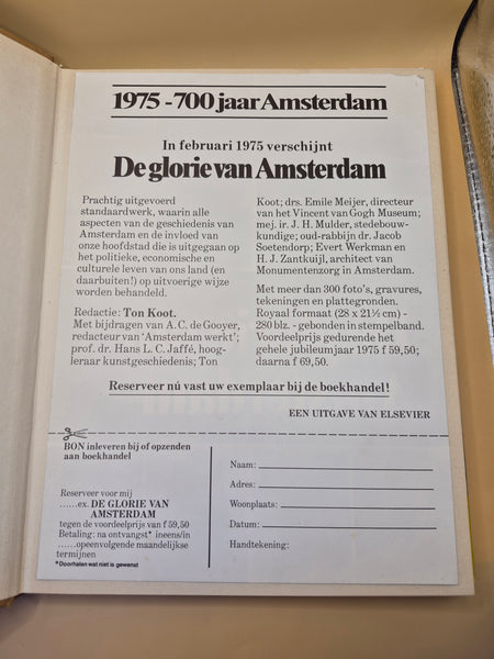 Vintage 1974 Dutch Netherlands History Illustrated Hardcover Book Photo Book