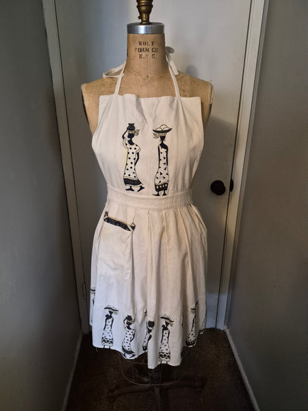 One Size Fits Most Vintage African Apron (Flaw)