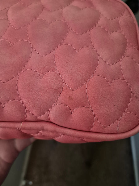 Pink Heart Crossbody Bag