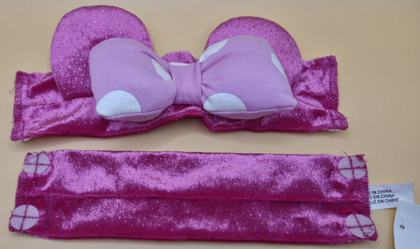 Newborn Girls Pink Minnie Mouse Headband