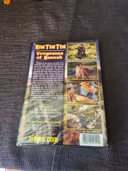 Brand New Classic Collectors Series "RIN TIN TIN ~ Vengeance of Rannah" DVDs