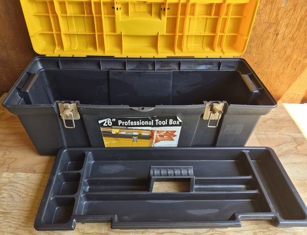 ZAG 26" Professional Heavy Duty Plastic Toolbox