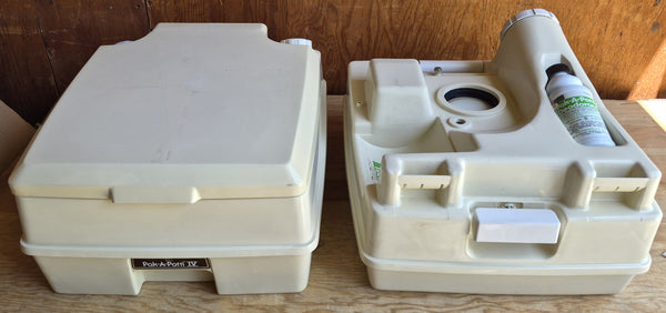 SEARS PAK-A-POTTI IV Flushing Porta Potty / Portable Camping Toilet