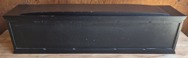 Black Wall Shelf or Dresser Top Drawer Storage