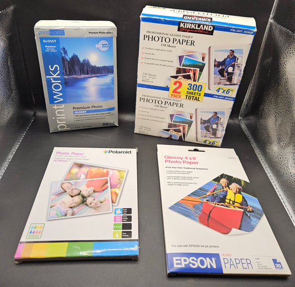 Various Sizes of 500+ Count Photo Paper