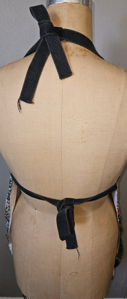 Handmade OSFM Regular Size France Themed Full Apron Paris Cooking Kitchen Chef