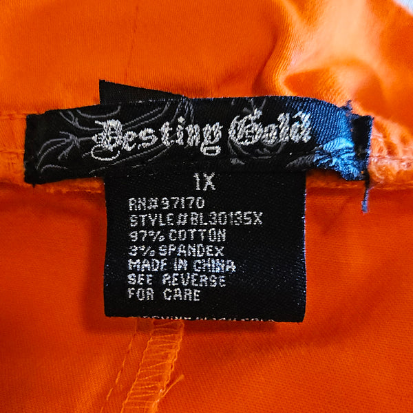 DESTINY GOLD 1X Orange Ruffled Jacket
