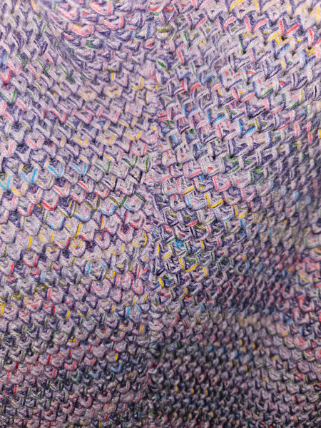 Adult Purple Weave Mermaid Tail Blanket Over 7 Ft Long Cozy Soft Snuggle Throw