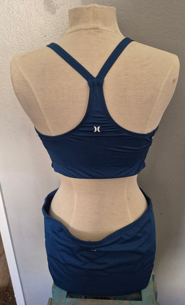 HURLEY Blue 1X 2-Piece Bikini Bathing Suit
