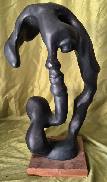 Face Sculpture by Klara Sever "Portrait of a Woman" 1979 Austin Productions - Sm Flaw