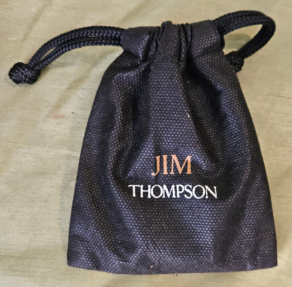 Brand New Authentic Jim Thompson Green & Gold Elephant Card Holder